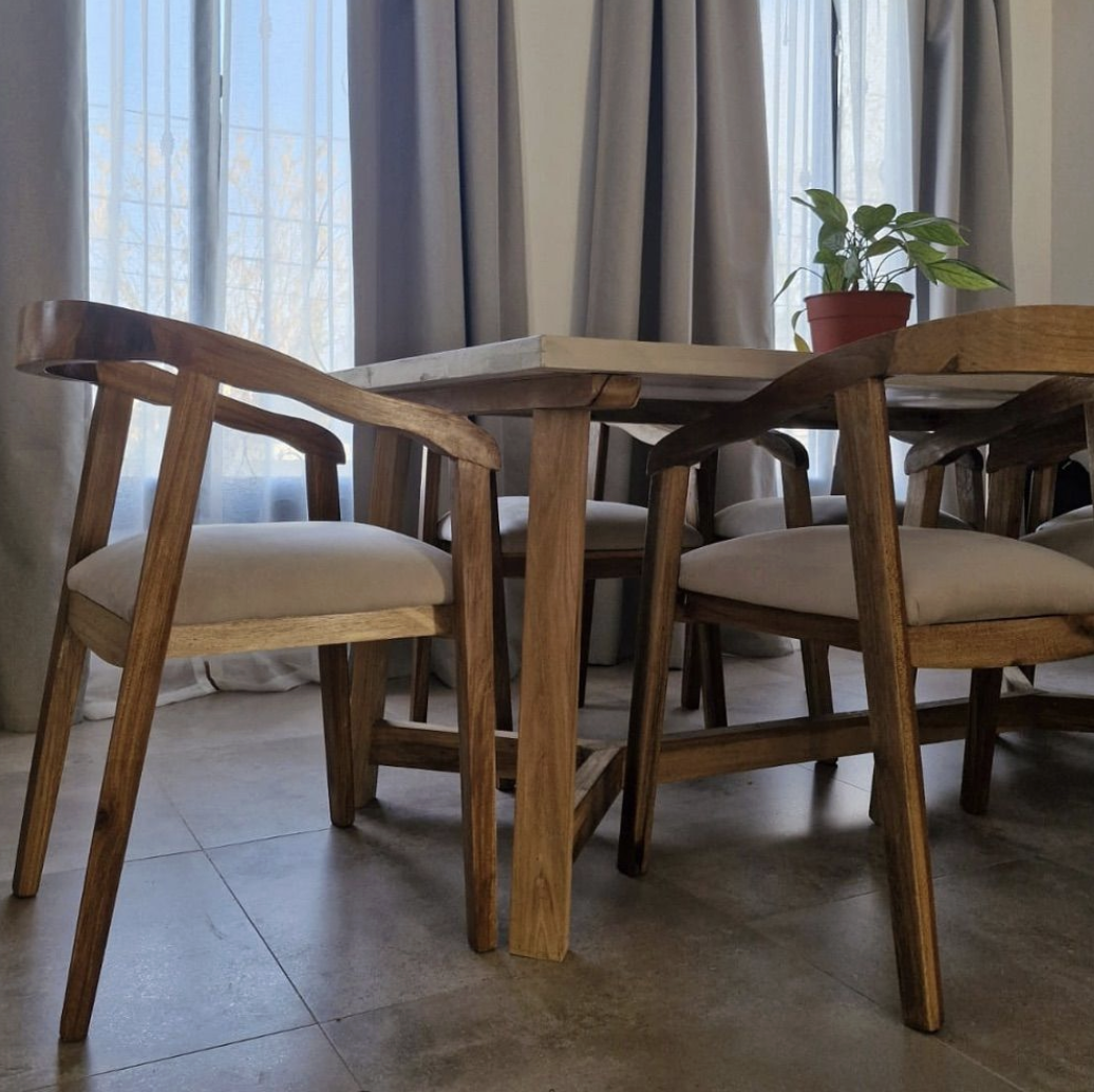 Silla Bali tapizada Petiribí - Imagen 5