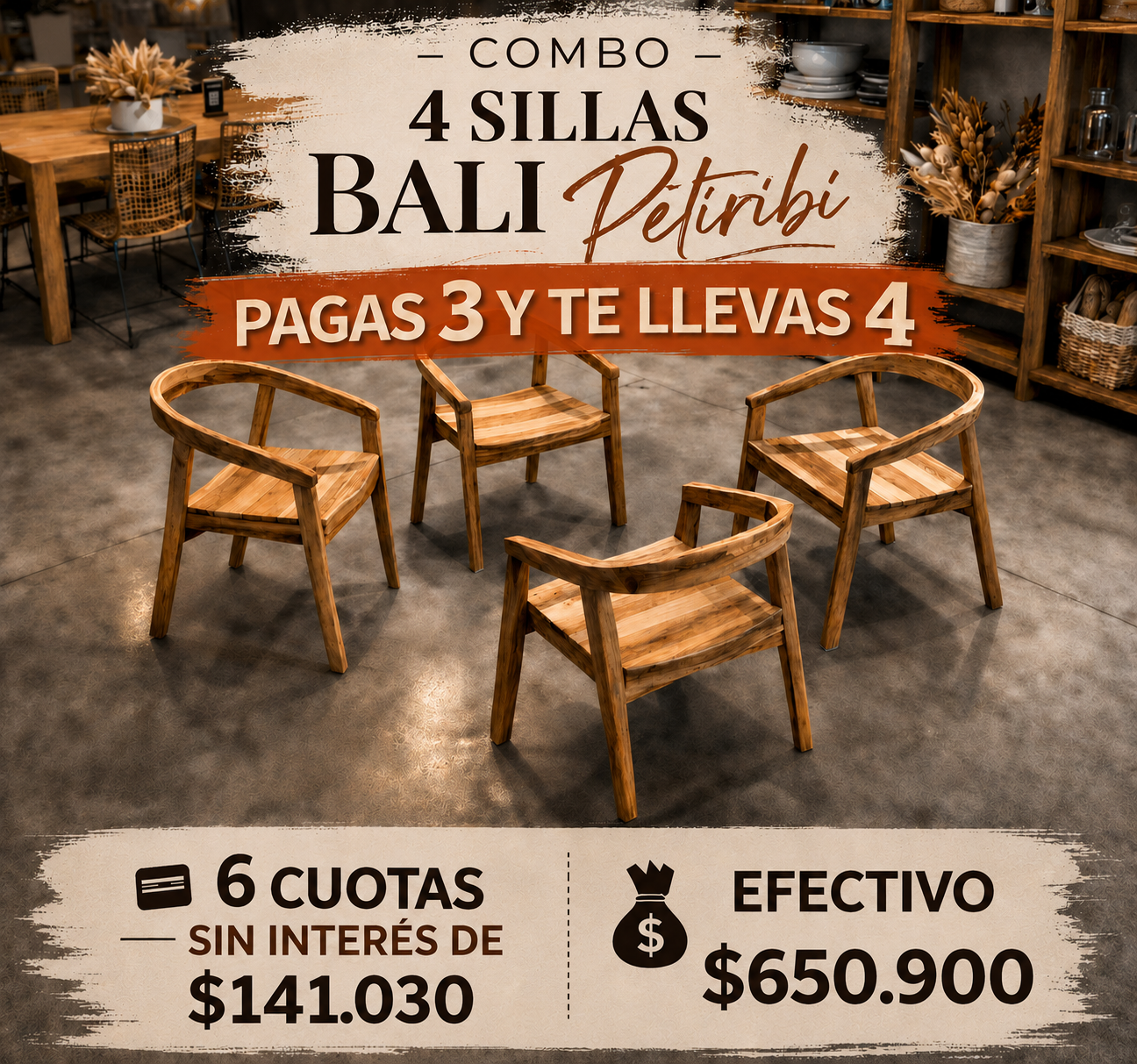 Silla Bali Petiribí